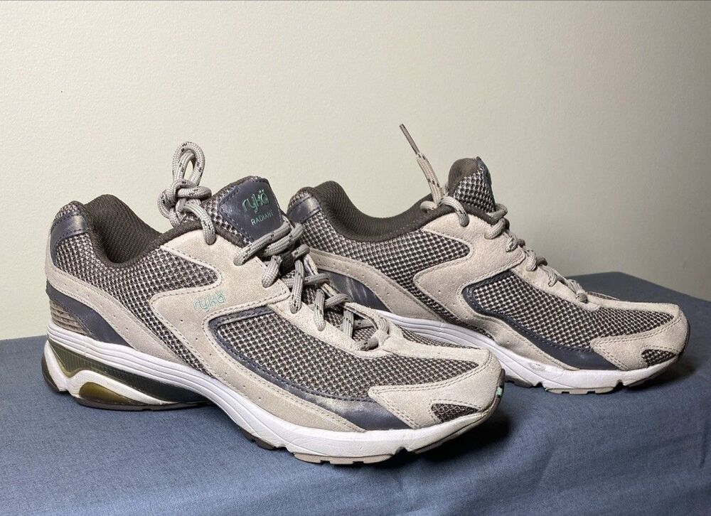 Ryka Womens Radiant Sneakers 9 Walking Athletic Tan Comfort Nitragel Sole